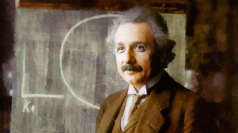 Pictures Albert Einstein Men Celebrities Painting Art 2560x1440
