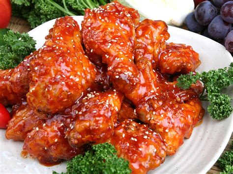My recipe of this spicy korean chicken stir fry is just that. Yangnyeom Dak Recipe (korean Sweet and Spicy Fried Chicken ...