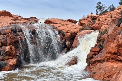 Gunlock Reservoir Waterfall