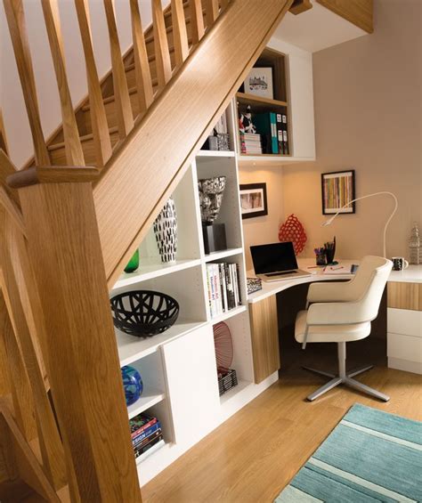This area can usually be outfitted into a functional and useful area, but it's often just you can use space under stairs several different ways. 17 Best images about Ofiice Space Ideas on Pinterest ...
