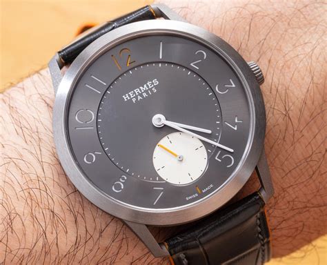 In collaboration with apple, hermès has created apple airtag hermès, four smart objects designed to locate your everyday essentials thanks to the apple find my app. Hermes Slim d'Hermès Titane Watch Review | aBlogtoWatch