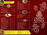 Pictures of Chinese Restaurant Menu Card Design