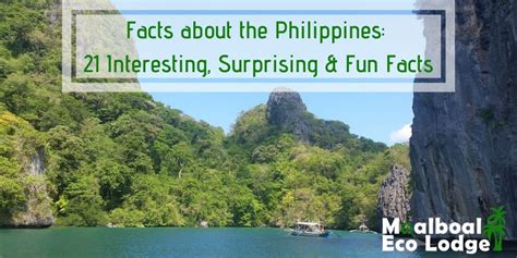 top 10 amazing facts about philippines filipino facts