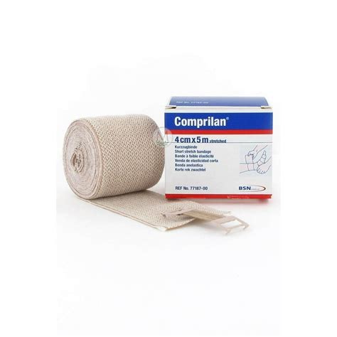 Comprilan 100 Cotton Short Stretch Compression Bandage 4cm X 5m 16