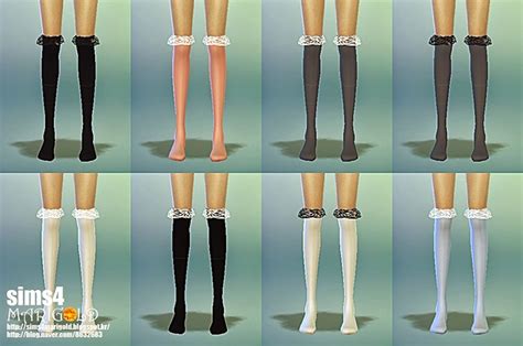 Sims 4 Cc Best Knee High Socks Knee High Boots Fandomspot Parkerspot