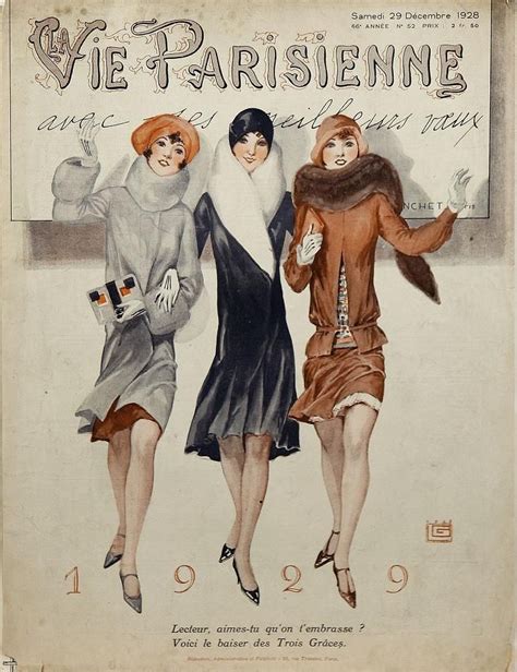 Art Deco Fashion Design “la Vie Parisienne” Art Deco Posters Art
