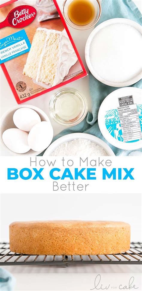 How To Make Box Cake Better Almost Scratch Cake Vicroty Babe