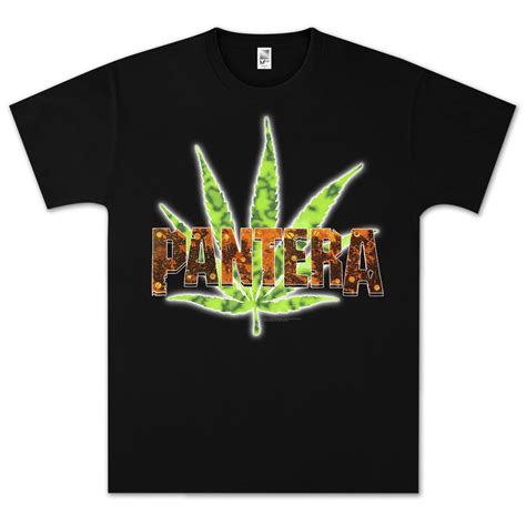 Pantera Vintage Leaf T Shirt