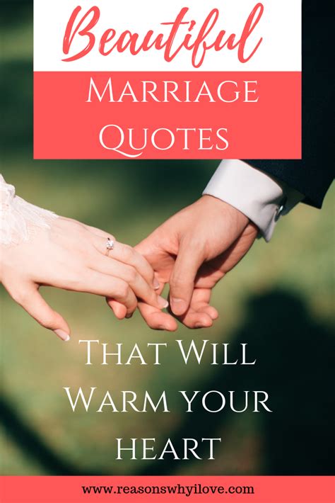 Beautiful Marriage Quotes Heartwarming Reasons Why I Love Beautiful Marriage Quotes