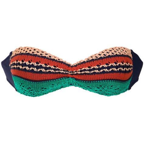 cecilia prado lana knit bandeau bikini top 185 aud liked on polyvore featuring swimwear