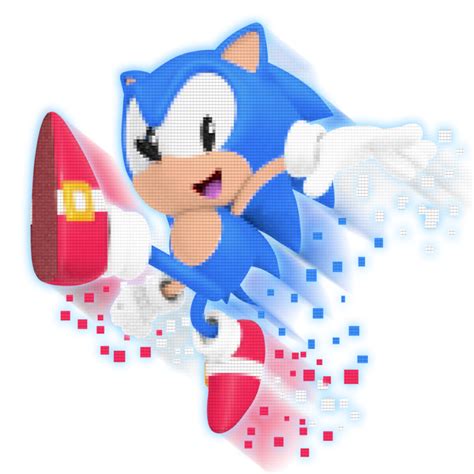 Pixel Sonic Sonic Classic Sonic Sonic Funny
