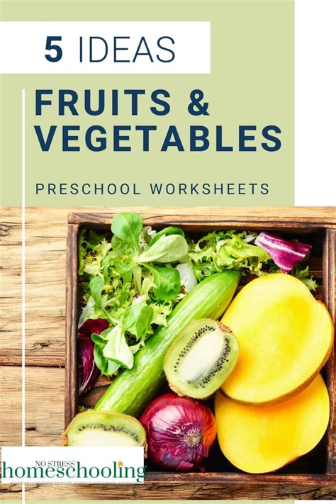 Fun Fruits And Vegetables Preschool Theme Week Free 30 Page Pack