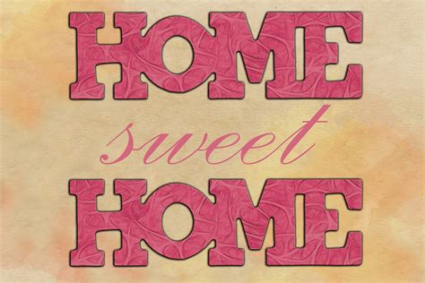 Vintage Home Sweet Home Sign