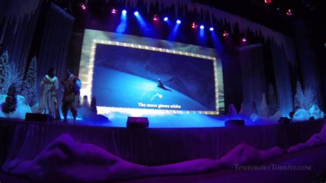 Only the act of true love will thaw a frozen heart. Frozen Sing-Along Show at Walt Disney World Hollywood ...