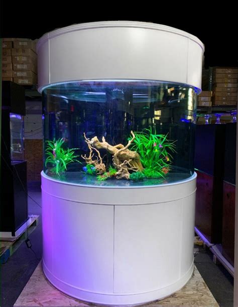 Aqua Vim 220 Gallon Half Moon Fish Tank