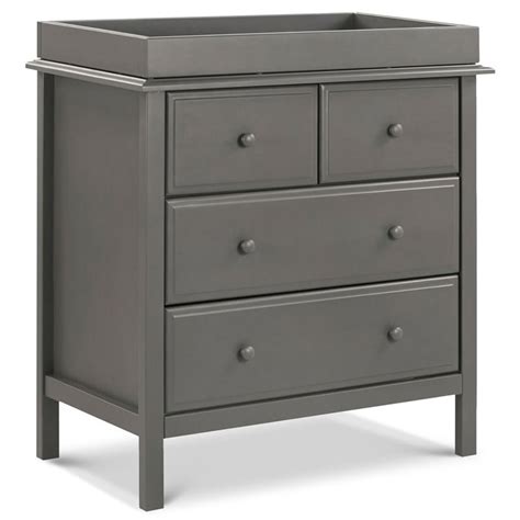 Modern styles can add a pop of freshness to any room. 3 in 1 convertible crib and matching dresser set in slate ...