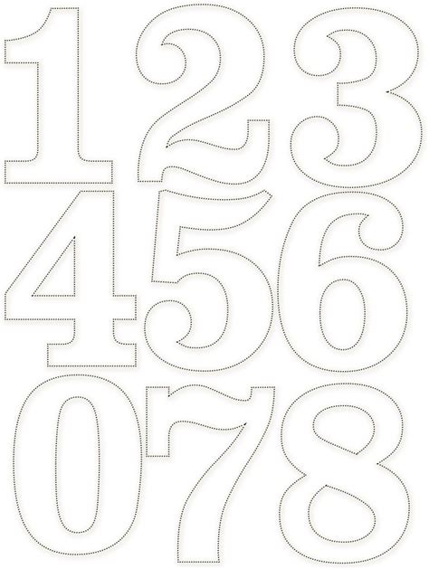 Free Printable Number Templates For Cakes Printable Word Searches