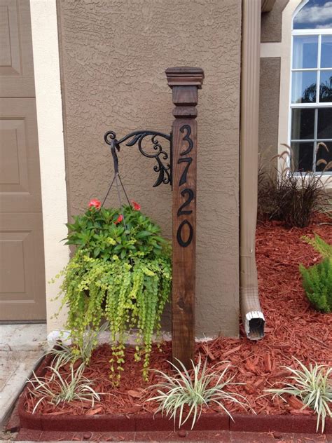 Vinyl fences can be built as tall as twelve feet you can reinforce your fence with a net that prevents even small animals from slipping through the posts. Address post plant hanger - Shanty 2 Chic