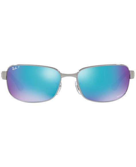 Ray Ban Polarized Sunglasses Rb3566 Chromance In Blue For Men Lyst