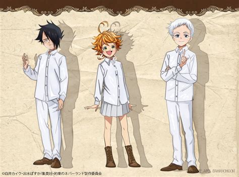Anime The Promised Neverland Anime Character Designs Fan Art R