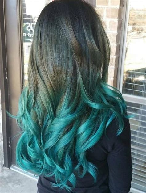 15 Perfect Examples Of Teal Ombre Hair Colors To Try Hairstyle Camp