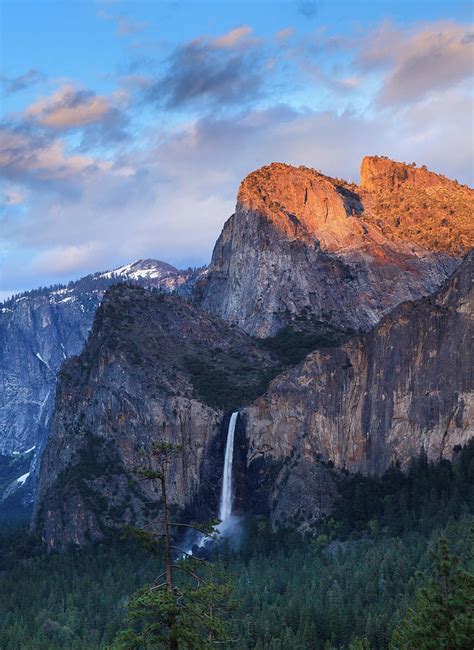 Bridal Veil Falls Yosemite By M Bilton
