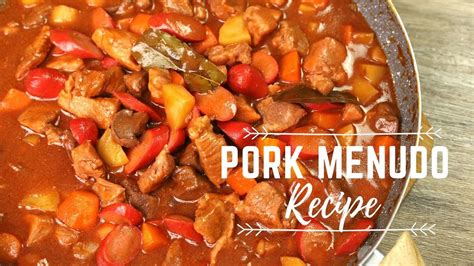 Pork Menudo Recipe Pork Stew Christmas Recipe YouTube