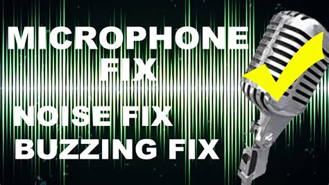 How To Fix Or Remove Background Noise Buzzing Sound While Recording
