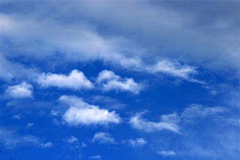 White Clouds In Blue Sky Free Stock Photo Public Domain Pictures