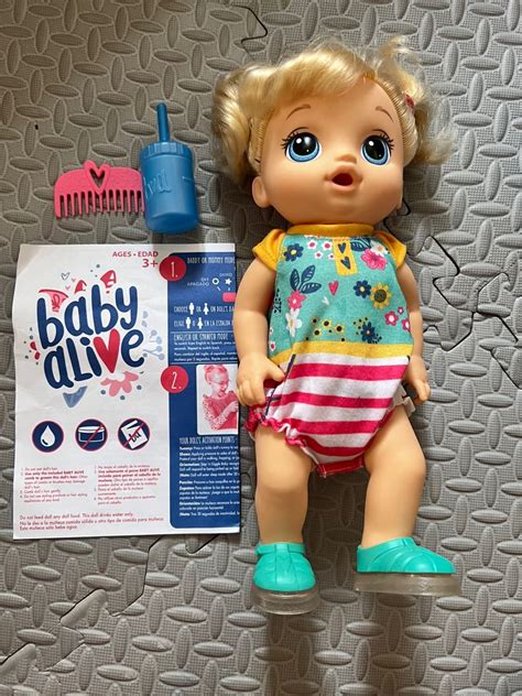 Baby Alive Step N Giggle Baby Blonde Talking Doll Hobbies And Toys Toys