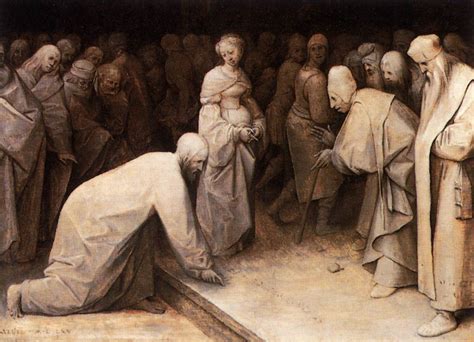Christ And The Woman Taken In Adultery Bruegel Wikipedia