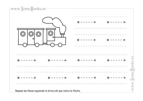 Aqui Encontramos Fichas Para Practicar El Trazo Hacia La Derecha Y