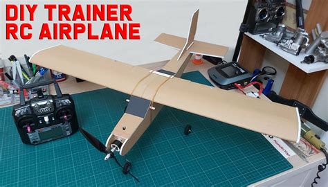 How To Make Rc Trainer Airplane Diy Model Airplane For Beginners Rc Araç Yapımı Diy Hobi