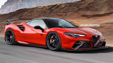 Alfa Romeo Giulia Gtam Reimagined In Mid Engine Supercar Rendering