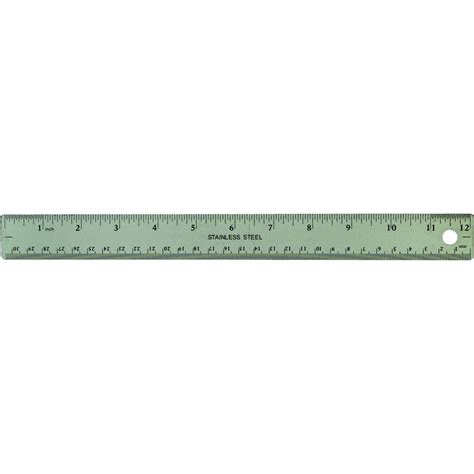 12 In Stainless Steel Ruler