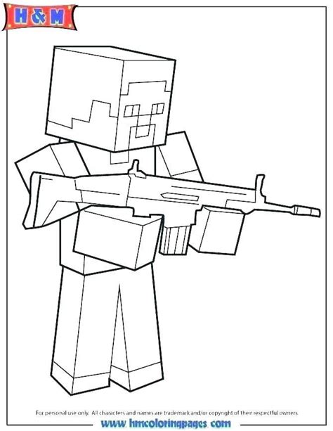 Minecraft Coloring Pages Weapons | luiscaeli