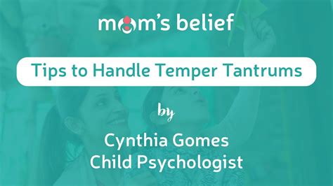 Tips To Manage Temper Tantrums Of Your Child Youtube