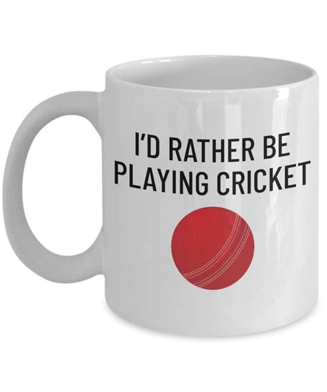 Funny Cricket Mug Cricket Gift Idea Cricketer Present Etsy