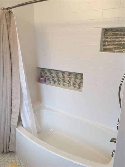 bathtub shower niche ideas bathtube insight
