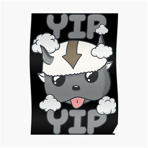 Appa Cute Yip Yip Poster For Sale By Rylanguzon Redbubble