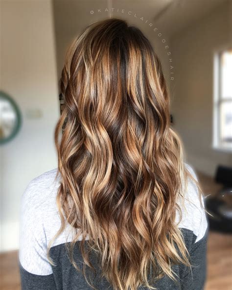 Brown balayage // caramel balayage // painted hair ...