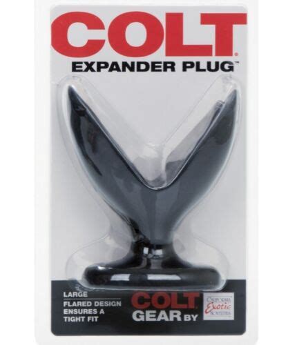 colt® expander plug large black butt plug anal male gay fisting sex toys 716770086433 ebay