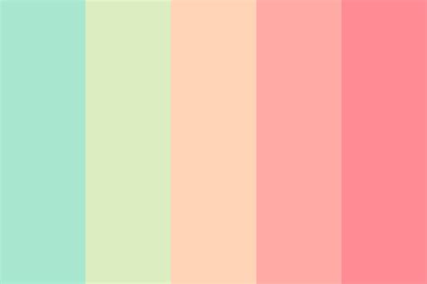 Pastel Rainbow Color Palette Colorpalette Colorpalettes Colorschemes