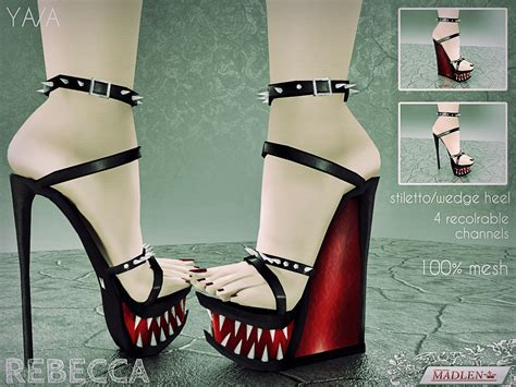 Dark Cc Finds ⸸ — Madlensims Madlen Rebecca Shoes New Shoes For