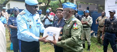 United Nations Police On Twitter Rt Unpolrca On 0411 Unpolminusca Handed Over