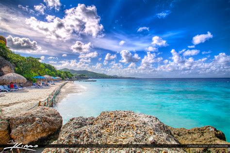 Paradise Caribbean Island Curaçao Beautiful Beach Hdr Photography By