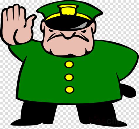 Police Officer Cartoon Clipart Police Green Graphics Transparent