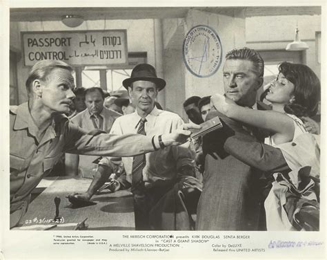 Follows the career of col. KIRK DOUGLAS & SENTA BERGER in "Cast A Giant Shadow ...