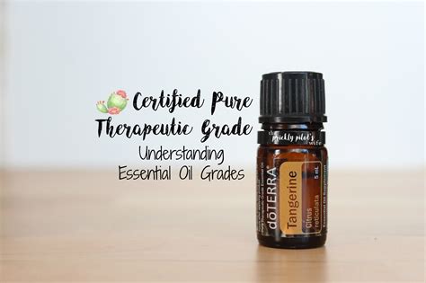 What Does Certified Pure Therapeutic Grade Cptg Mean