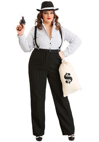 Great Female Gangster Costumes In Plus Size • Gatsby Flapper Girl